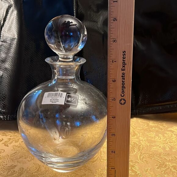 ✨ NWT Mikasa Nicole Crystal Sherry Decanter w/ Stopper – XY 577/535 Slovenia - Picture 3 of 4
